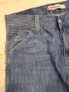 Levi&#39;s Baggy Blue Denim Jeans