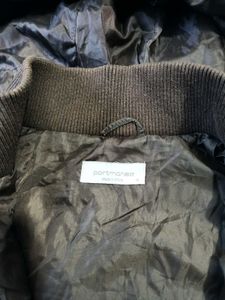 Fur Hooded Padded Vest Size M Winter Jacket
