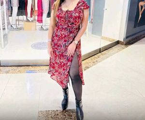 Floral Sweetheart Midi Dress