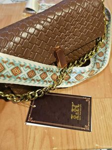 Chocolate Brown Bag With Tag
