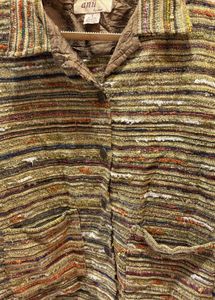 Unique Striped Texture Jacket