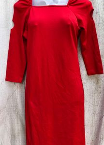 Red Midi Dress