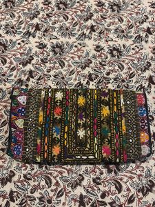 Boho Embroidered Clutch