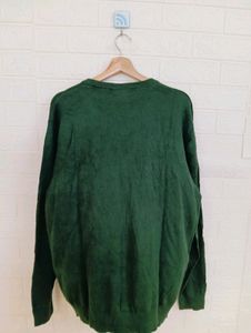 Mens Wool Green Sweater