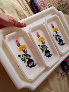 Plastic Trai Dry Fruit Guest Surving Food Kicthen