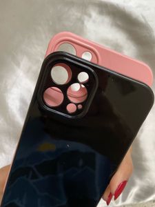 IPhone 12 Pro Cover Pink And Black Combo