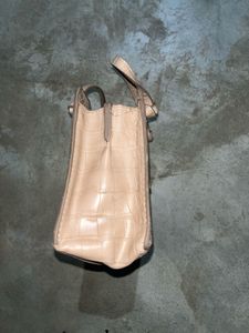 Mango Crocodile-Effect Mini Bag