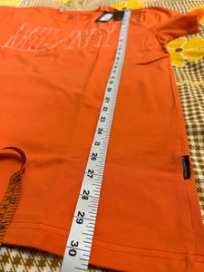 Mens Armani exchange XXL 44 Size orange Tshirt For Sale