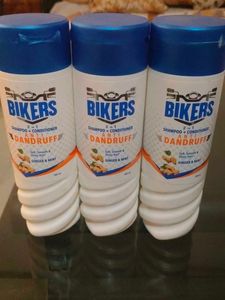 Biker's Anti Dandruff Ginger &Mint Shampo 3 Pieces