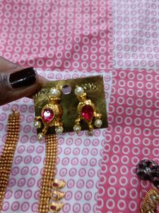 Gold Plated Necklace Set + freebies