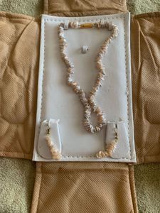 Original Natural Real Pearl Necklace Set