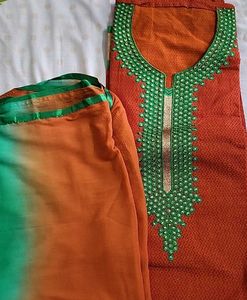Embroidered Dress Material