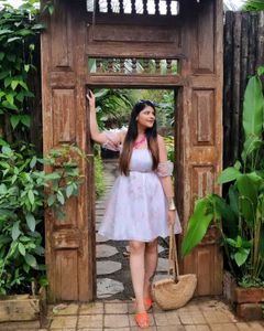 White Organza Dress