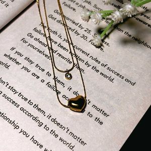 Gold Layered Heart Antiturnish Necklace