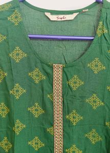 Green Festive Kurta