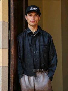 Classic Black Button-Down Shirt