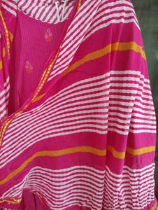 Kurta Salwar With Dupatta Set For Women, 46inch