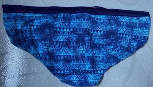 Blue Hipster Panty - Tribal Print (Size-XL)