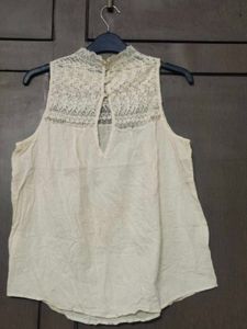 Off White Cotton Top