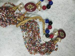 Beaded Multistrand Necklace