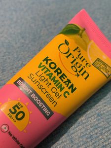 PURE ORIGIN Korean Vitamin C Light Gel Sunscreen