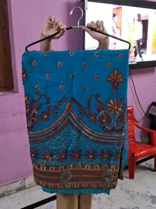 Beautiful Elegant Heavy Partywear Saree