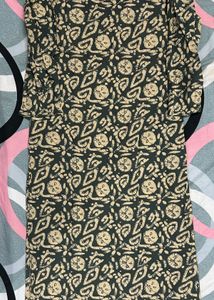 Vintage Print Kurti Plazo