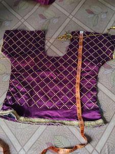 NEW Purple Lehnga Choli With Dupatta