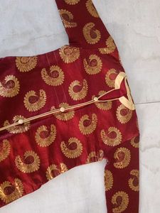 Marun Banarasi Kurta