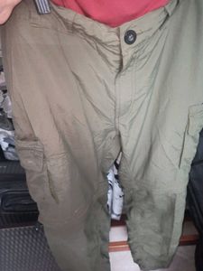 Olive Work Cargo Pants Unisex