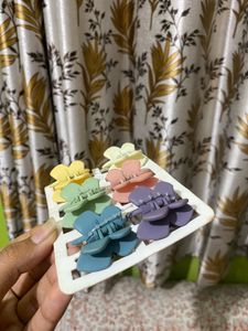 Cute Flower Hair Claw Clips - Set of 6
