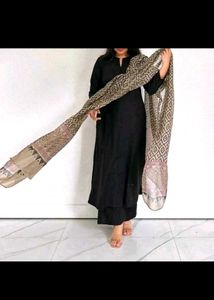 Black Kurta Set