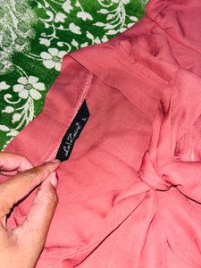 Vintage Pink Bow Blouse