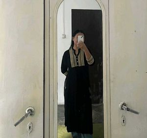 Elegant Black Kurta