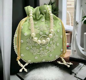 New Hand Zari work Potli Ne