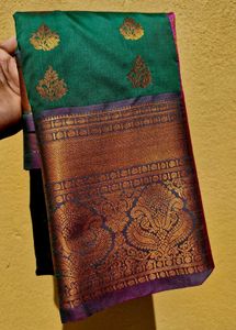 Banarasi Green Silk Saree
