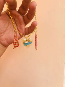 Love Bracelet Of 3 Resin Charms