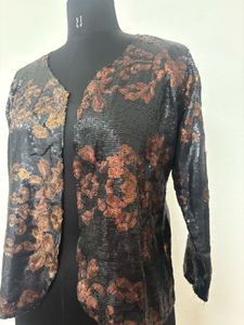 Floral Sequin Jacket