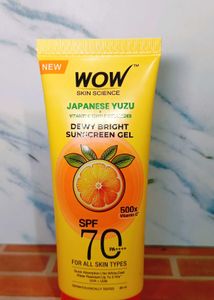 Wow Skin Science Japane Yuzu Sunscreen Gel