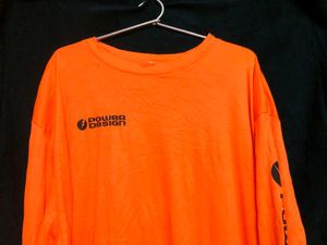 Orange Long Sleeve T Shirt