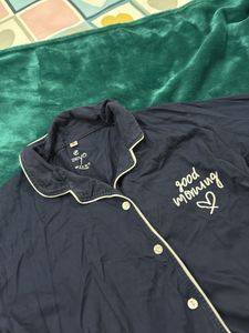 Navy Blue Pajama Set