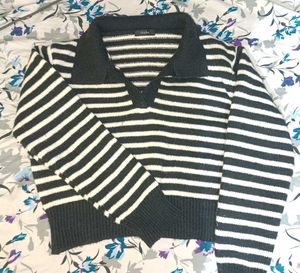 Striped Knit Sweater