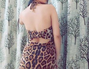 Leopard Print Mini Dress