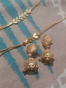 earings and mangalsutra