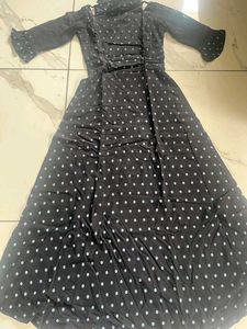 Polka Dot full lengthy Dress