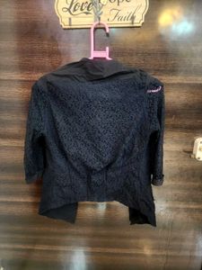 Black Net Fancy Blazer
