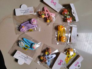 7pcs KIDS CARTOON CLIPS(in pairs)