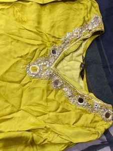 XL Size Lime Green Kurti..