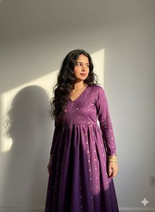 Elegant Purple Anarkali