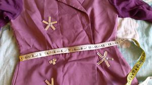 Vintage Purple Mini Jumpsuit